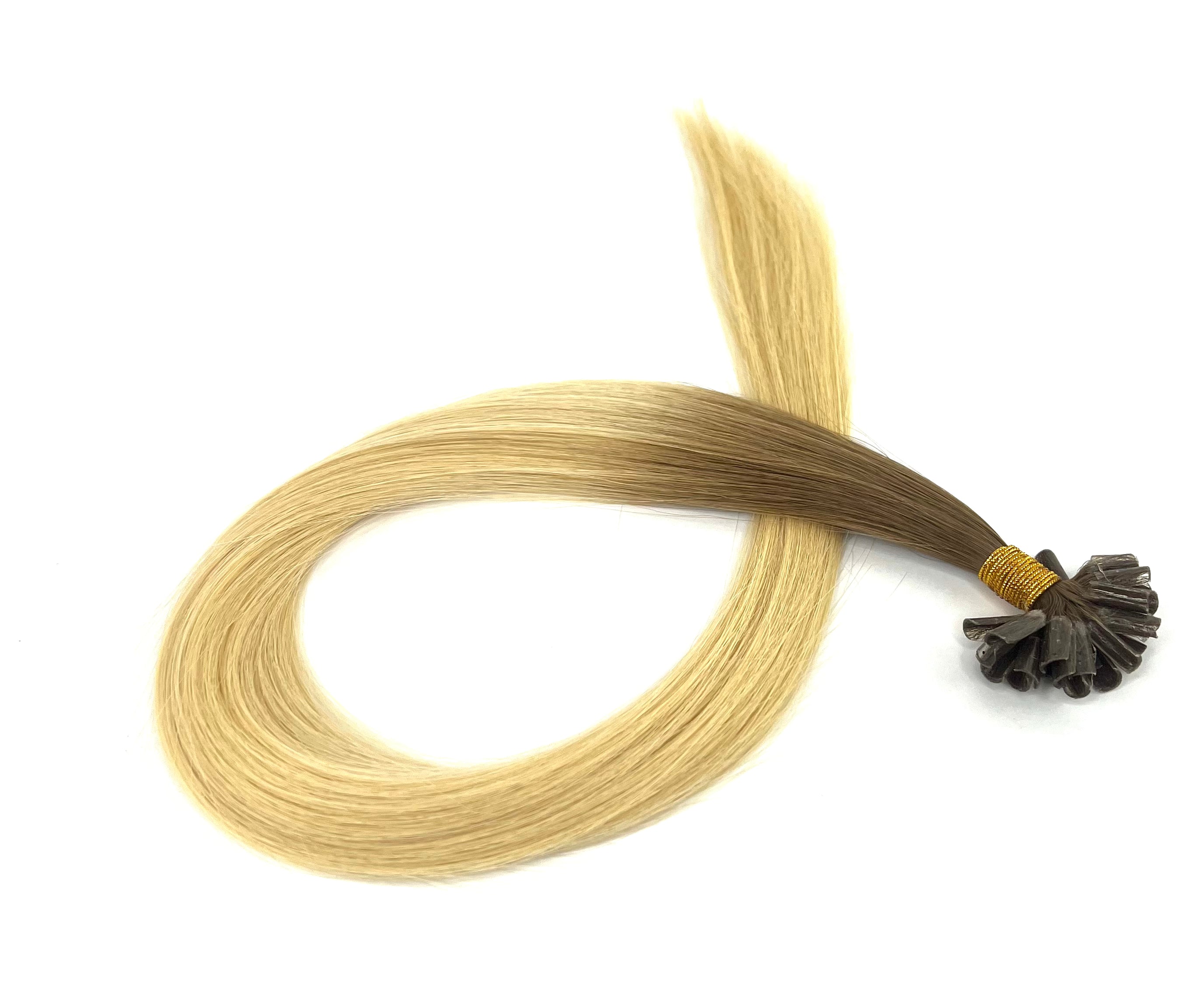 22" U-Tip Hair Extensions #T8/60 Ombre - Platinum Lockz Hair Extensions & Supplies