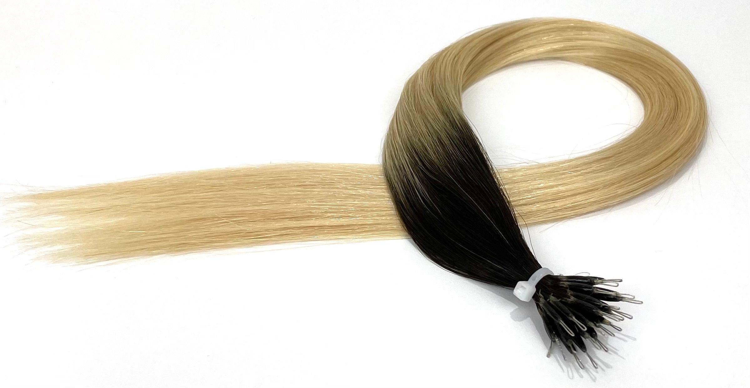 20" Nano Tip Hair Extensions #T2/613 Ombre - Platinum Lockz Hair Extensions & Supplies