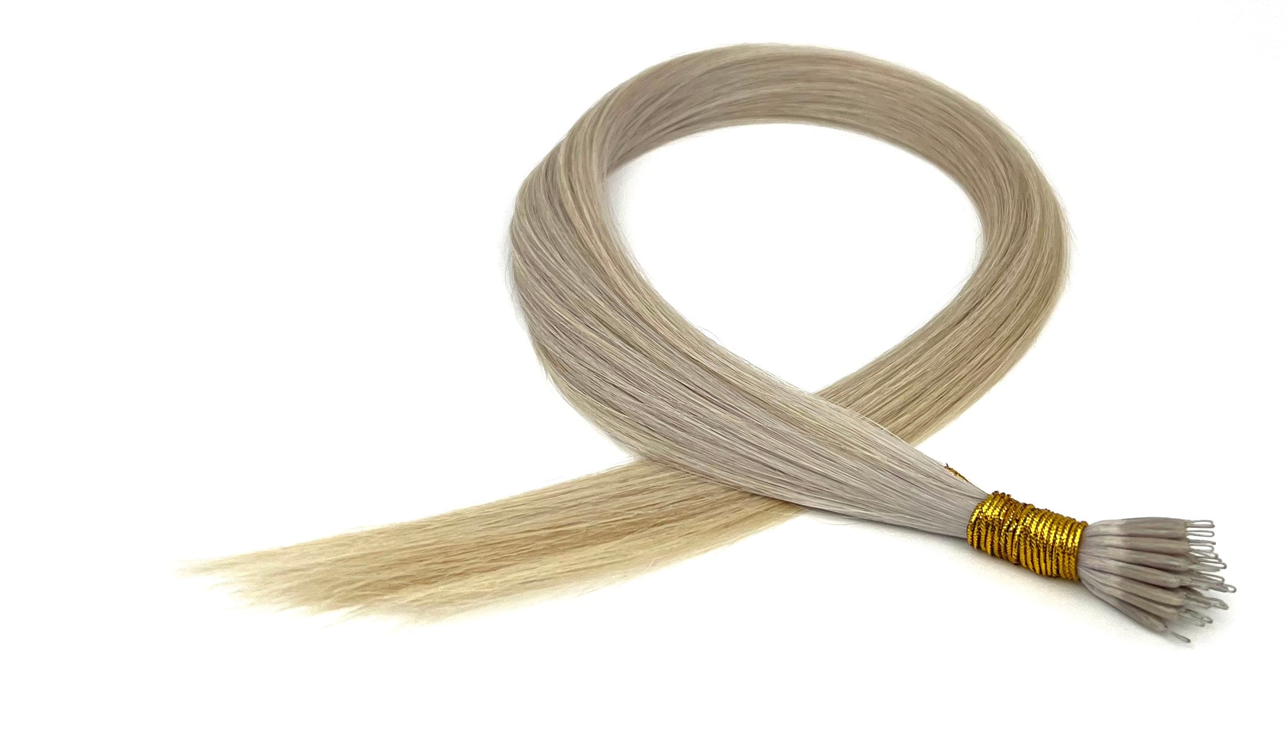 20" Nano Tip Hair Extensions #SILVER - Platinum Lockz Hair Extensions & Supplies