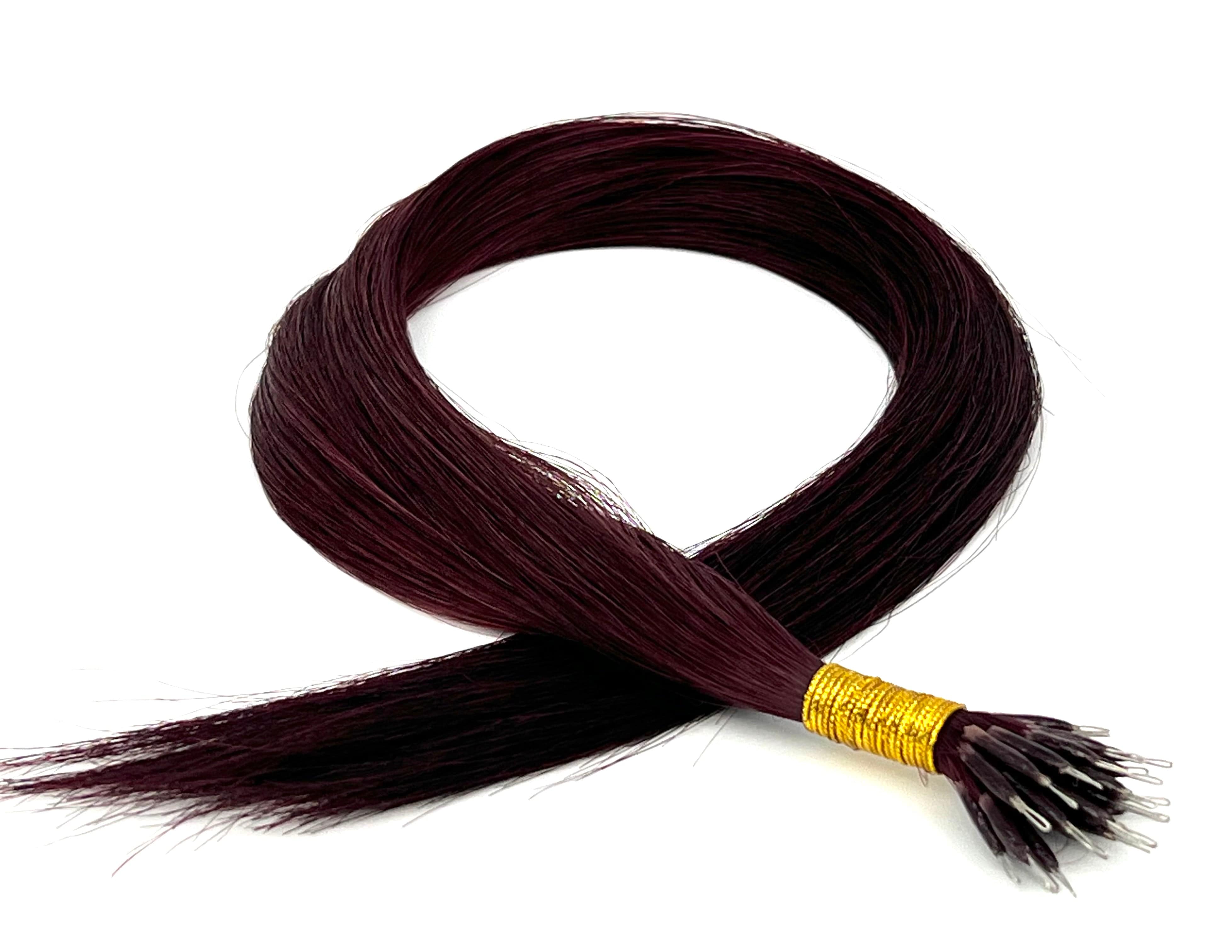 20" Nano Tip Hair Extensions #99J Berrylicious - Platinum Lockz Hair Extensions & Supplies