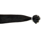 Load image into Gallery viewer, 22&quot; U-Tip Hair Extensions #1B Darkest Brown Black
