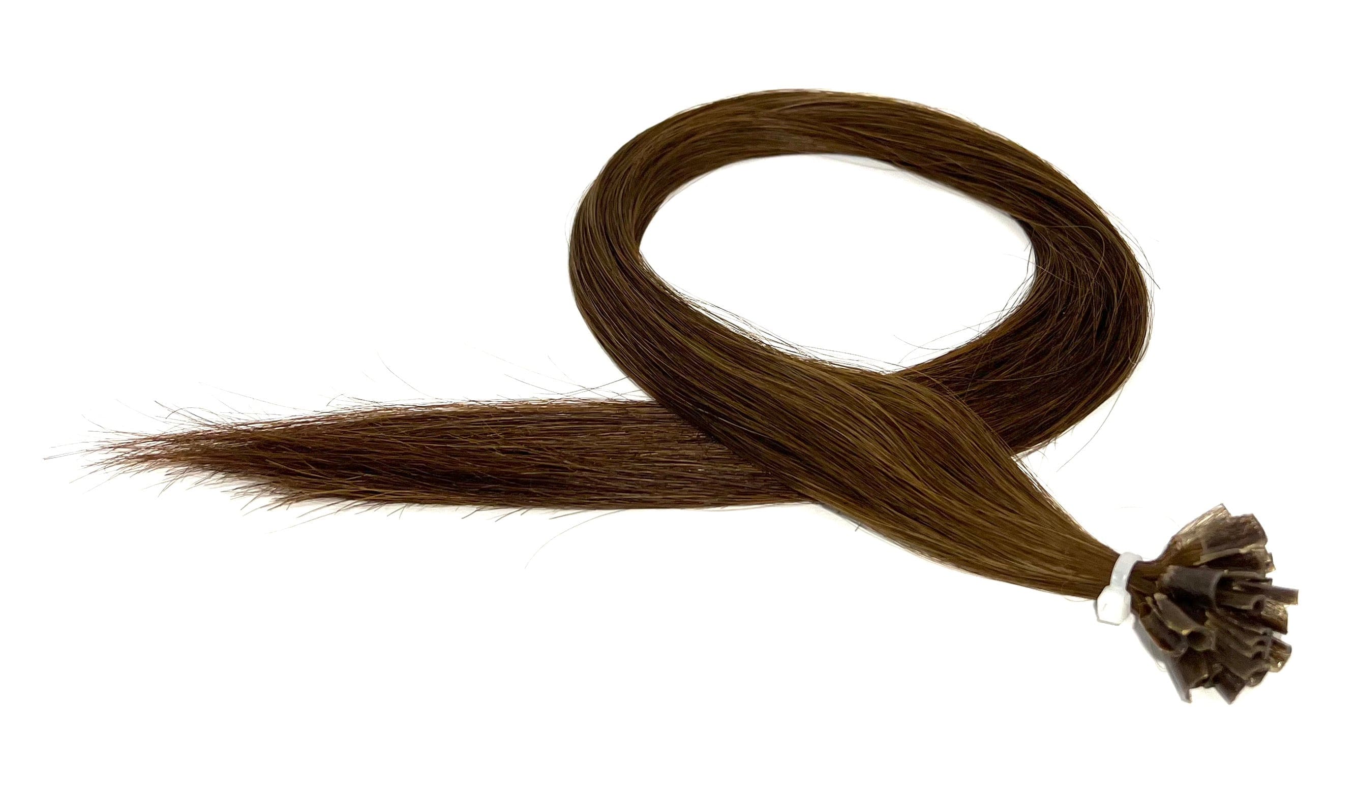 22" U-Tip Hair Extensions #4 Rich Brown - Platinum Lockz Hair Extensions & Supplies