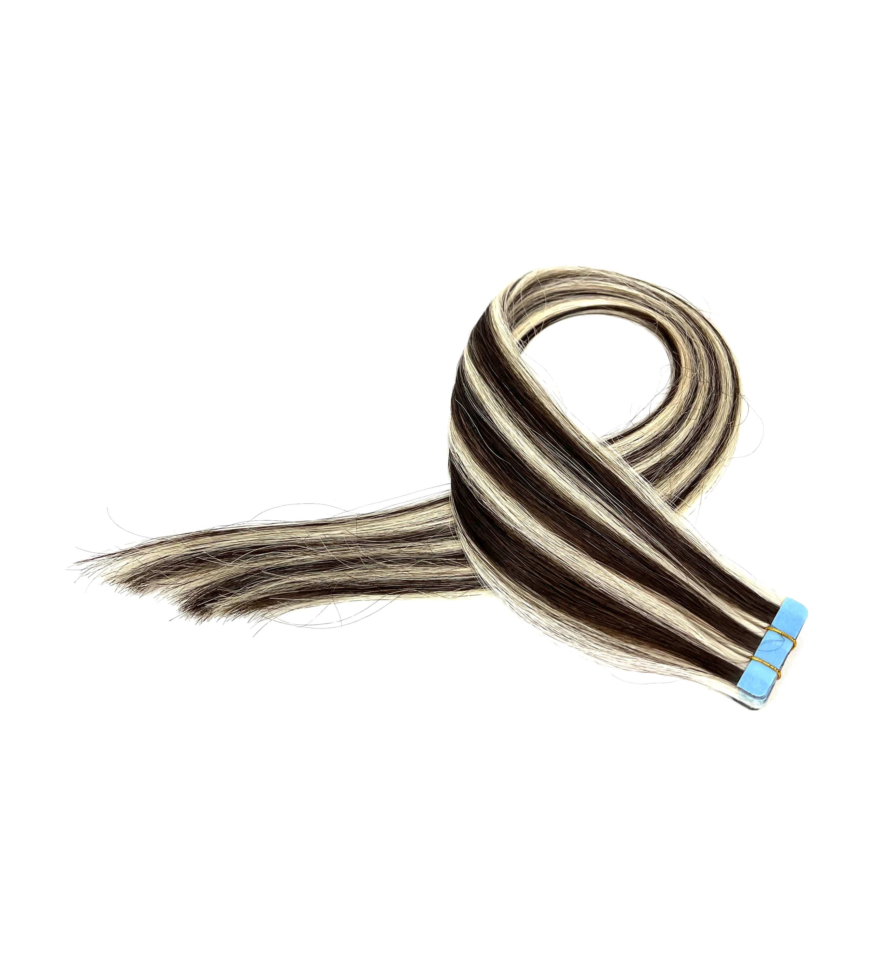 22" Tape Hair Extensions #P2/60A - Platinum Lockz Hair Extensions & Supplies