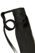 Load image into Gallery viewer, 22&quot; Pony Tail Hair Extension #1 Black Night
