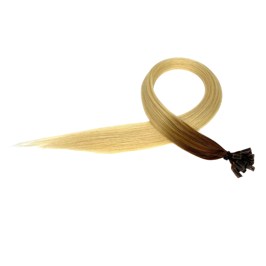 22" U-Tip Hair Extensions #T4/60 Ombre - Platinum Lockz Hair Extensions & Supplies