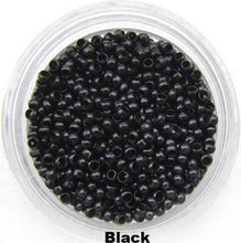 Load image into Gallery viewer, Nano Beads #1 Black - Platinum Lockz | Hair Extensions &amp; Supplies
