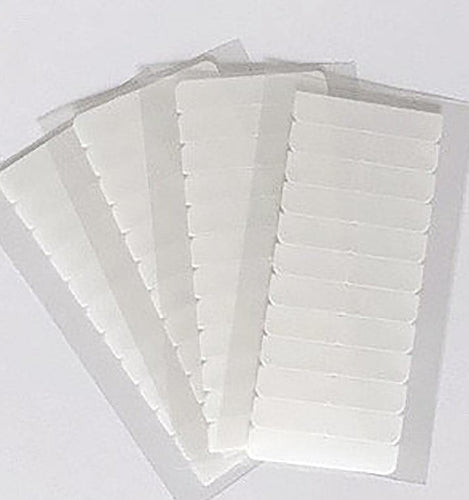 Pre-cut White Tape Tabs -Extra Strong (48pce) - Platinum Lockz | Hair Extensions & Supplies