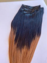 Load image into Gallery viewer, Hair Extensions | #1B/AUTUMN Clip In 24&#39;&#39; - Platinum Lockz | Hair Extensions &amp; Supplies
