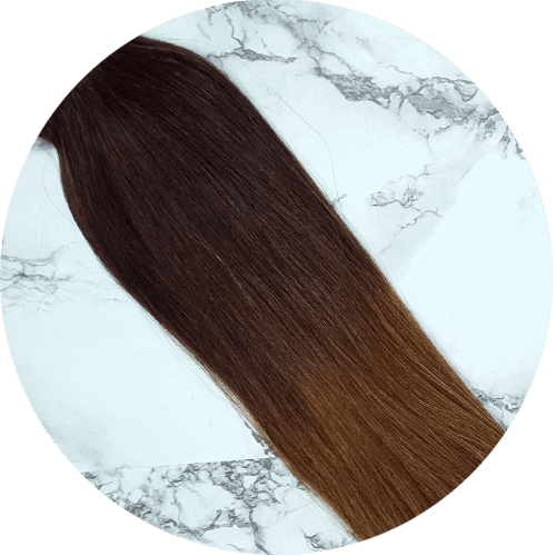 18" Clip In Hair Extensions #T2/6 Ombre - Platinum Lockz | Hair Extensions & Supplies