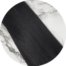Load image into Gallery viewer, 20&quot; Halo/ Volumiser Clip in Hair Extension | #1B Darkest Brown Black - Platinum Lockz | Hair Extensions &amp; Supplies
