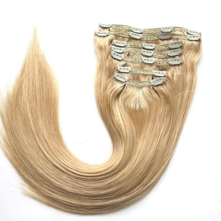 22" Clip In Hair Extensions #613 Beach Babe - Platinum Lockz | Hair Extensions & Supplies