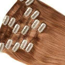 Load image into Gallery viewer, 22&quot; Balayage Clip In Hair Extensions #T1B-Grey - Platinum Lockz | Hair Extensions &amp; Supplies
