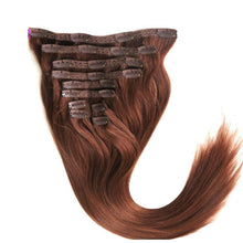 Load image into Gallery viewer, 22&quot; Clip In Hair Extensions #33 Auburn - Platinum Lockz | Hair Extensions &amp; Supplies
