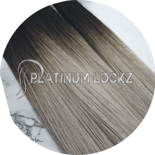 Hair Extensions | Remy European 24" Clip In #T1/Silver Grey - Platinum Lockz | Hair Extensions & Supplies