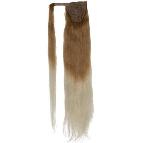 22" Pony Tail Hair Extension #T6/613 Ombre - Platinum Lockz | Hair Extensions & Supplies