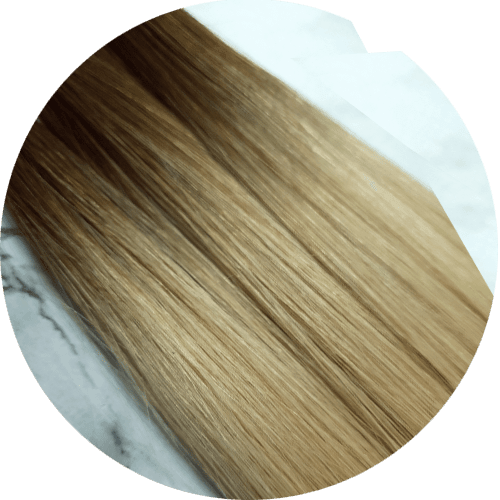 22" Pony Tail Hair Extension #T4/14 Ombre - Platinum Lockz | Hair Extensions & Supplies