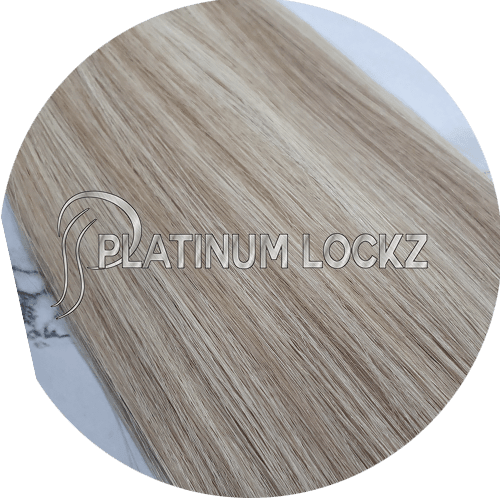 22" Pony Tail Hair Extensions #P18/613 Sunkissed - Platinum Lockz | Hair Extensions & Supplies