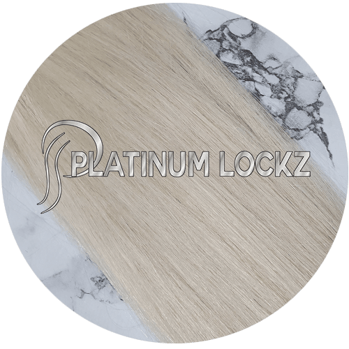 20" Tape Hair Extensions #60A/Ice White - Ash Platinum Blonde - Platinum Lockz | Hair Extensions & Supplies