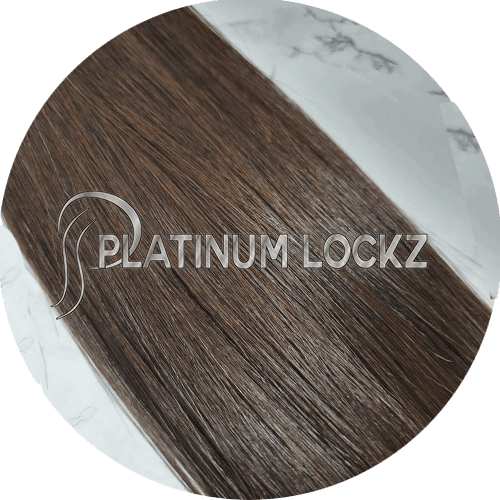 Hair Extensions | Remy Russian 22" Tape #2 Chocolate Brunette - Platinum Lockz | Hair Extensions & Supplies