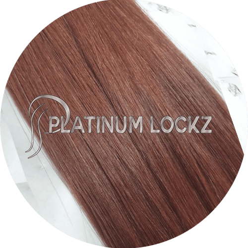 22" Tape Hair Extensions #33 Auburn - Platinum Lockz | Hair Extensions & Supplies