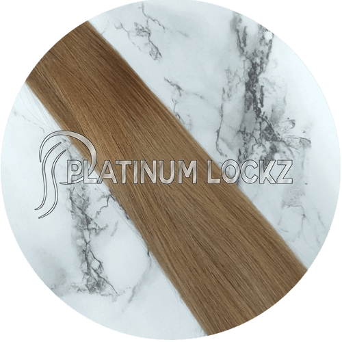 22" Tape Hair Extensions #T6/18 - Platinum Lockz | Hair Extensions & Supplies