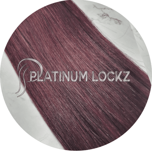 24" Tape Hair Extensions #99J Berrylicious - Platinum Lockz | Hair Extensions & Supplies