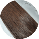 22" Flat Track Weft Hair Extensions #2 Chocolate Brunette - Platinum Lockz | Hair Extensions & Supplies