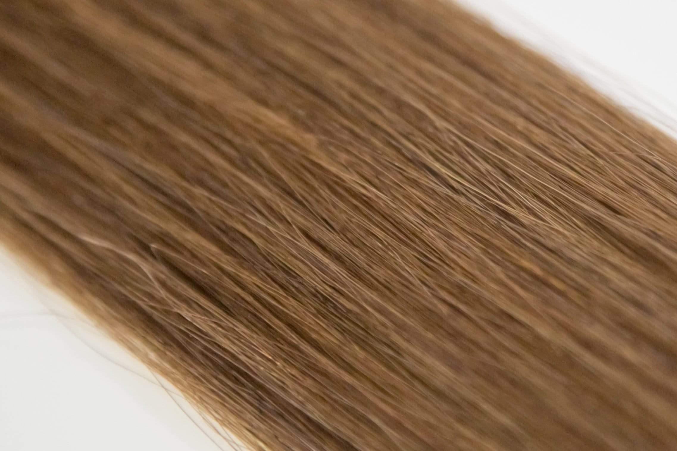 22" Weft Hair Extensions #8 Light Brown - Platinum Lockz | Hair Extensions & Supplies