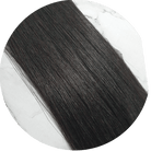 22" Weft Hair Extensions #1B Darkest Brown Black - Platinum Lockz | Hair Extensions & Supplies