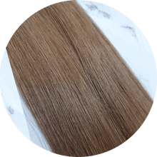 Load image into Gallery viewer, 22&quot; Weft Hair Extensions #8 Light Brown - Platinum Lockz | Hair Extensions &amp; Supplies
